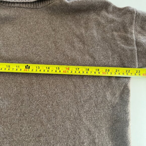 NWT (Re)sourced Cashmere Turtleneck Tunic Sweater / heather mink / small - Picture 7 of 13